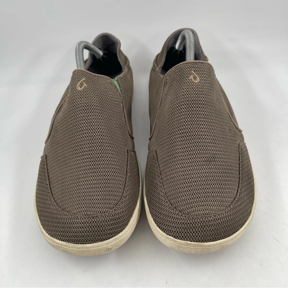 Olukai Men’s Nohea Mesh Mustang - Lime Slip-On Shoes Loafers - SIZE 11.5